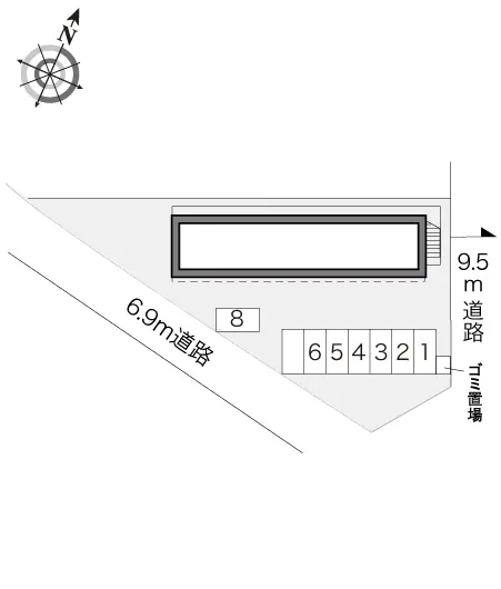 ★手数料０円★静岡市葵区南沼上　月極駐車場（LP）